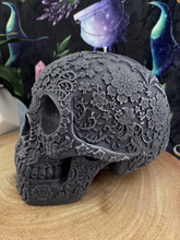 Load image into Gallery viewer, Galactic Skies Giant Sugar Skull Candle