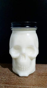 Black Raspberry & Vanilla Skull Mason Jar