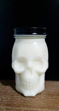 Load image into Gallery viewer, Lime, Basil &amp; Mandarin Skull Mason Jar