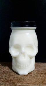 Lime, Basil & Mandarin Skull Mason Jar