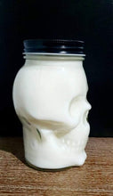 Load image into Gallery viewer, Black Raspberry &amp; Vanilla Skull Mason Jar