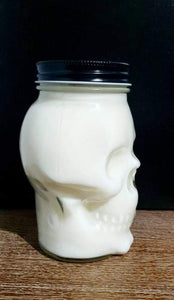 Black Raspberry & Vanilla Skull Mason Jar