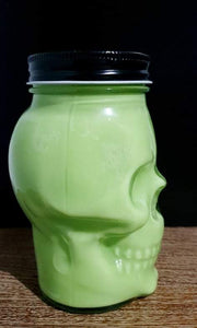 Champagne & Strawberries Skull Mason Jar