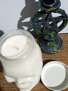 Very Vanilla Skull Mason Jar