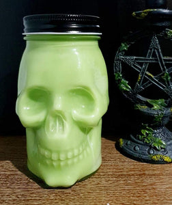 Nag Champa Skull Mason Jar