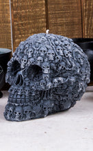 Load image into Gallery viewer, Fresh Sage &amp; Driftwood Lost Souls Skull Candle