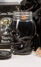 Load image into Gallery viewer, Fresh Sage &amp; Driftwood Skull Mason Jar