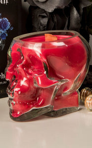 Champagne & Strawberries Skull Jar