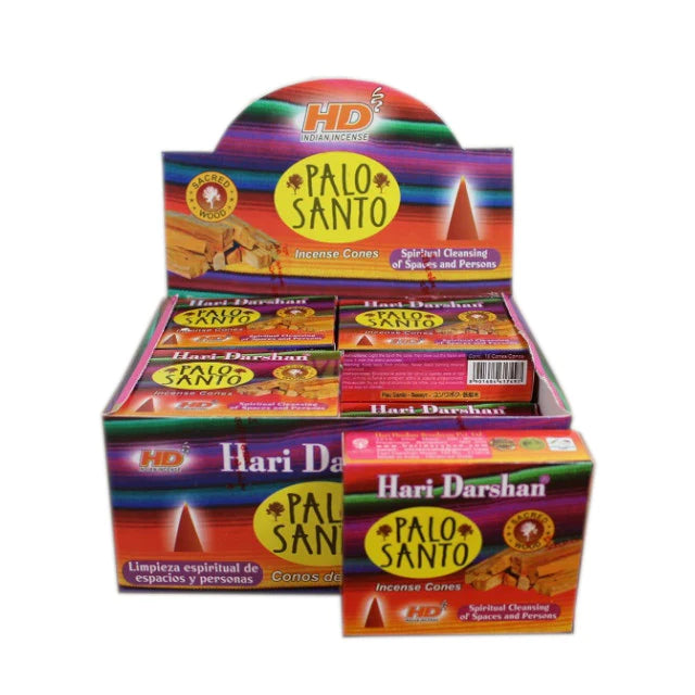 Incense Hari Darshan Cones Palo Santo 10 Pce