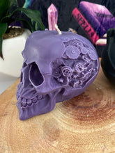 Load image into Gallery viewer, Dark Crystal Steam Punk Skull Candle