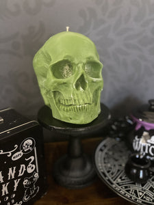 Rose Quartz Giant Anatomical Skull Candle