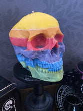 Load image into Gallery viewer, Lime, Basil &amp; Mandarin Giant Anatomical Skull Candle