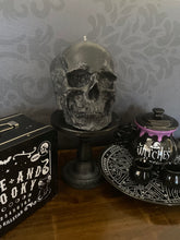 Load image into Gallery viewer, Amethyst Giant Anatomical Skull Candle