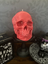 Load image into Gallery viewer, Japanese Honeysuckle Giant Anatomical Skull Candle