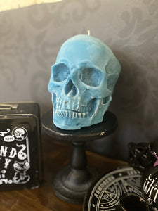 Champagne & Strawberries Giant Anatomical Skull Candle