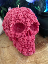 Load image into Gallery viewer, Patchouli Lost Souls Skull Candle