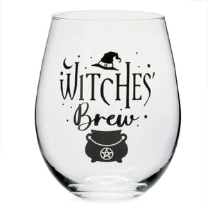 Witches Brew Stemless Wine Glass