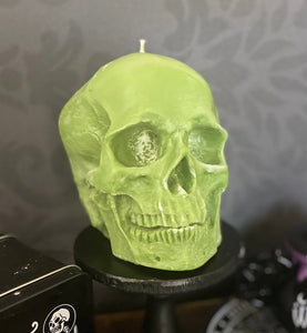 Rose Quartz Giant Anatomical Skull Candle