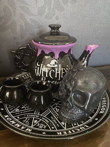 Black Cherry Day of Dead Skull Candle