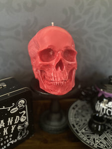 Fresh Sage & Driftwood Giant Anatomical Skull Candle