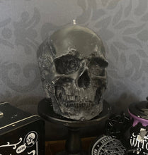 Load image into Gallery viewer, Champagne &amp; Strawberries Giant Anatomical Skull Candle