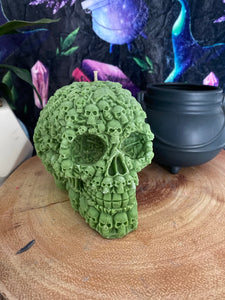 Lemongrass & Sage Lost Souls Skull Candle