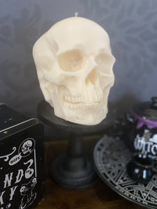 Aronia Berry & Hempseed Giant Anatomical Skull Candle