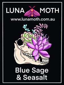 Blue Sage Sea Salt Botanical & Crystal Melt