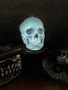 Black Raspberry & Vanilla Giant Anatomical Skull Candle