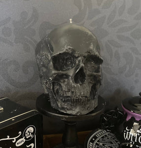 Blue Sage & Seasalt Giant Anatomical Skull Candle