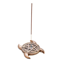 Load image into Gallery viewer, Incense Burner Pentacle Triple Moon 15cm