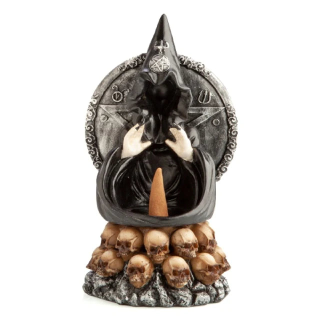 Incense Burner & Backflow Hooded Baphomet